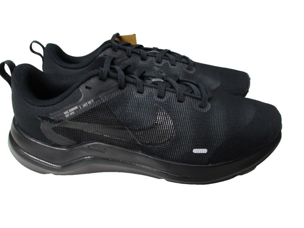 Nike Downshifter 12 Shoes Mens Sz 9.5 Womens Sz 11 Running DD9294-002 Black